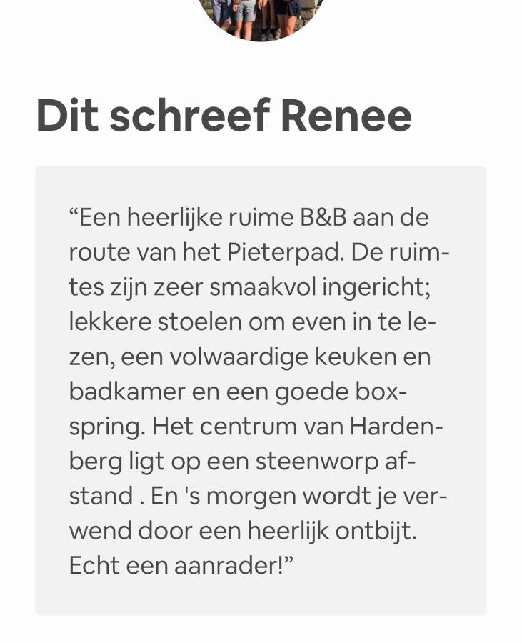 B&B Tussen Vecht En Veer Hardenberg Esterno foto